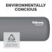 Fellowes Breyta Recyclable Antibacterial Palm Wrist Rest Grey - 100142566 70342FE