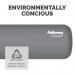 Fellowes Breyta Recyclable Antibacterial Keyboard Wrist Rest Grey - 100142576 70384FE