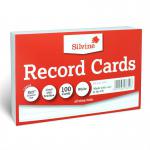 ValueX Record Cards Ruled Both Sides 203x127mm White (Pack 100) - 585W 70421SC