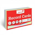 In the photo, there are 100 index cards displayed, each measuring 152x102mm in size. These cards are ruled and come in assorted colors. They are organized in a neat stack and have the words ValueX and Record Cards printed on them. The cards appear to be sturdy and of high quality.