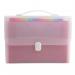 Exacompta Crystal Expanding File with Handle 33x29cm 24 Part - 55698E 70447EX