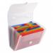 Exacompta Crystal Expanding File with Handle 33x29cm 24 Part - 55698E 70447EX