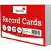 ValueX Record Cards Plain 152x102mm White (Pack 100) - 764 70456SC