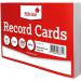 ValueX Record Cards Plain 203x127mm White (Pack 100) - 785 70463SC