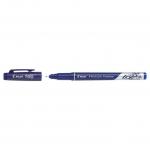 Pilot FriXion Erasable Fineliner Pen 1.3mm Tip 0.45mm Line Blue (Pack 12) - 4902505560507 70512PT