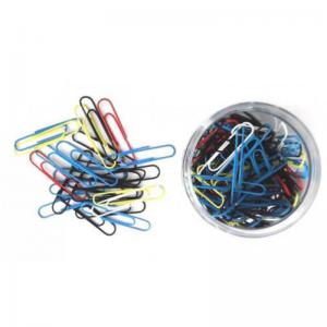 ValueX Paperclip Giant Plain 51mm Assorted Colours Pack 125 - 33301