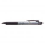 Pilot FriXion Clicker Erasable Retractable Gel Rollerball Pen 0.5mm Tip 0.25mm Line Black (Pack 12) - 223101201 70582PT