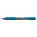 Pilot G-207 Retractable Gel Rollerball Pen 0.7mm Tip 0.39mm Line Light Blue (Pack 12) - 41101210 70603PT