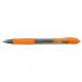 Pilot G-207 Retractable Gel Rollerball Pen 0.7mm Tip 0.39mm Line Orange (Pack 12) - 41101207 70610PT