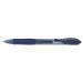 Pilot G-207 Retractable Gel Rollerball Pen 0.7mm Tip 0.39mm Line Blue-Black (Pack 12) - 41101231 70624PT