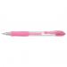 Pilot G-207 Retractable Gel Rollerball Pen 0.7mm Tip 0.39mm Line Pastel Pink (Pack 12) - 47101209 70631PT