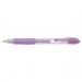 Pilot G-207 Retractable Gel Rollerball Pen 0.7mm Tip 0.39mm Line Pastel Purple (Pack 12) - 47101208 70638PT