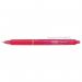 Pilot FriXion Clicker Erasable Retractable Gel Rollerball Pen 0.7mm Tip 0.35mm Line Pink (Pack 12) - 229101209 70729PT