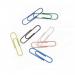 ValueX Paperclip Large Plain 32mm Assorted Colours (Pack 100) - 30601 70760WH