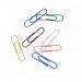 ValueX Paperclip Large Plain 33mm Assorted Colours (Pack 100) - 30601 70760WH