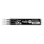 Pilot FriXion Ball/Clicker Pen Refill 0.5mm Tip Black (Pack 3) - 77300301 70771PT