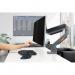 Kensington SmartFit Dual Gas Spring Monitor Arm with Crossbar and Handle Grey - K58272WW 70832AC