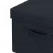 Leitz Fabric Storage Box with Lid Medium Grey (Pack 2) - 61440089 70867AC