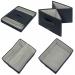 Leitz Fabric Storage Box with Lid Medium Grey (Pack 2) - 61440089 70867AC