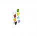 ValueX Drawing Pin 9.5mm Assorted Colours (Pack 50) - 26151 70872WH