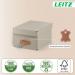 Leitz Puro Storage Box with Lid Small 7L Beige 100% Recycled Card Pack of 2 - 61470012 70888AC