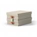 Leitz Puro Storage Box with Lid Medium Low 8L Beige 100% Recycled Card Pack of 2 - 61480012 70916AC