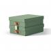 Leitz Puro Storage Box with Lid Medium Low 8L Green 100% Recycled Card Pack of 2 - 61480050 70923AC