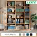Leitz Puro Storage Box with Lid Medium Low 8L Black 100% Recycled Card Pack of 2 - 61480095 70937AC