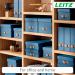 Leitz Puro Storage Box with Lid Medium 17L Blue 100% Recycled Card Pack of 2 - 61490068 70958AC
