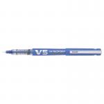 Pilot Begreen V5 Hi-Tecpoint Cartridge System Liquid Ink Rollerball Pen Recycled 0.5mm Tip 0.3mm Line Blue (Pack 10) - 4902505442803 70981PT