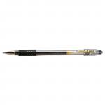 Pilot G-107 Grip Gel Rollerball Pen 0.7mm Tip 0.35mm Line Black (Pack 12) - 4902505158834 71002PT