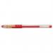 Pilot G-107 Grip Gel Rollerball Pen 0.7mm Tip 0.35mm Line Red (Pack 12) - 4902505158841 71009PT