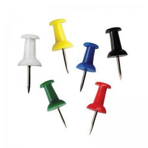 ValueX Push Pin Assorted Colours Pack 25 - 20461 71166WH
