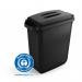 Durable Durabin ECO 80% Recycled Plastic 60L Waste Recycling Bin Lid Black - 1800504221 71287DR