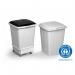 Durable Durabin ECO 80% Recycled Plastic 90L Waste Recycling Bin Lid Black - 1800506221 71315DR