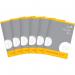 Silvine Portrait Book Keeping Ledger Feint Ruled 8mm 16 Leaves 90GSM A4 (Pack 6) - SJA4L-P 71329SC