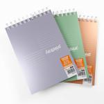 Luxpad Wirebound Shorthand Metallic Notebook A5 160 Pages 80GSM (Pack 3) - LUX160MAC 71350SC