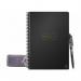 Rocketbook Core Executive A5 Reusable Smart Notebook 36 Pages Dot Grid With Erasable Pen Black 515905 71579BC