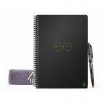 Rocketbook Core Executive A5 Reusable Smart Notebook 36 Pages Dot Grid With Erasable Pen Black 505473 71579BC
