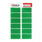 Blick Labels Office Pack Green 25x50mm (Pack 320 Labels) - RS019558 71658LM