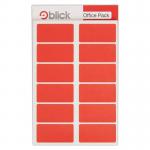 Blick Labels Office Pack Red 25x50mm (Pack 320 Labels) - RS019954 71665LM