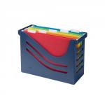 Jalema Resolution Suspension File Box Blue and 5 A4 Suspension Files 71716PL