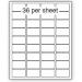 Purely Everyday A4 Matte Finish Labels 49x30mm 36 Per Sheet Box 100 Sheets (Pack 3600 Labels) - A41-36PE 71826SM
