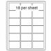 Purely Everyday A4 Matte Finish Labels 63.5x46.6mm 18 Per Sheet Box 100 Sheets (Pack 1800 Labels) - A41-18PE 71840SM