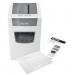 Leitz IQ Slim Home Office Cross Cut Shredder 23 Litre 10 Sheet White 80011000 71842AC