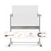 Nobo Mobile Magnetic Glass Whiteboard Brilliant White 1200x900mm 1903943 71975AC