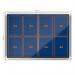 Nobo Premium Plus Blue Felt Lockable Noticeboard Display Case 8 x A4 925x668mm 1902565 72010AC