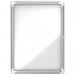 Nobo Premium Plus Outdoor Lockable Magnetic Whiteboard Display Case Aluminium Frame 4 x A4 White 494x668mm 1902577 72017AC