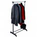 ALBA Jack Adjustable Garment Rack Black - PMJACK N 72155AL