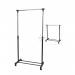 ALBA Jack Adjustable Garment Rack Black - PMJACK N 72155AL